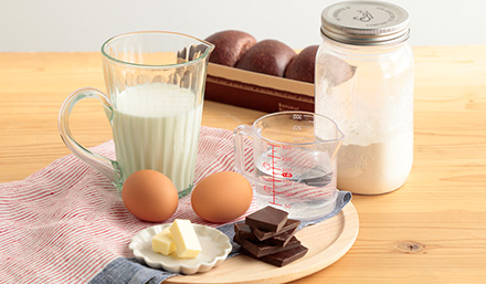 当店の糖質オフ スイートチョコを配合