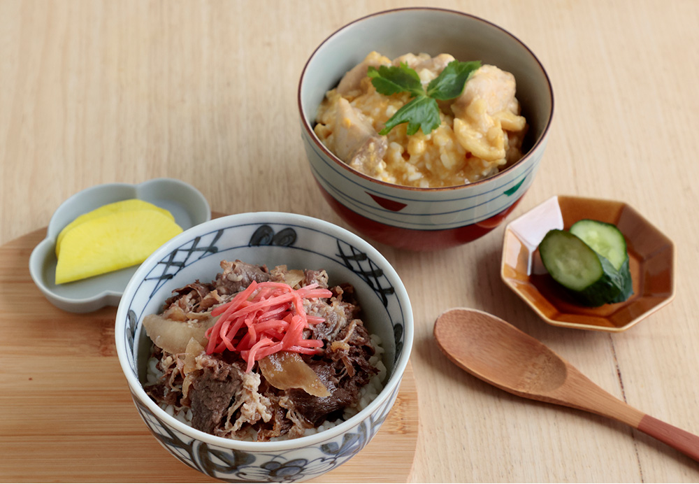 低糖質 牛丼の具+親子丼の具+白めしお試しセット