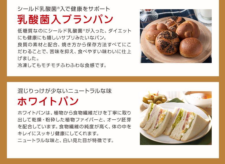 乳酸菌入ブランパン ホワイトパン