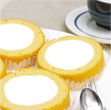 ロールケーキの美味しさそのまま低糖質に!