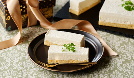 見た目にも美味しいケーキ